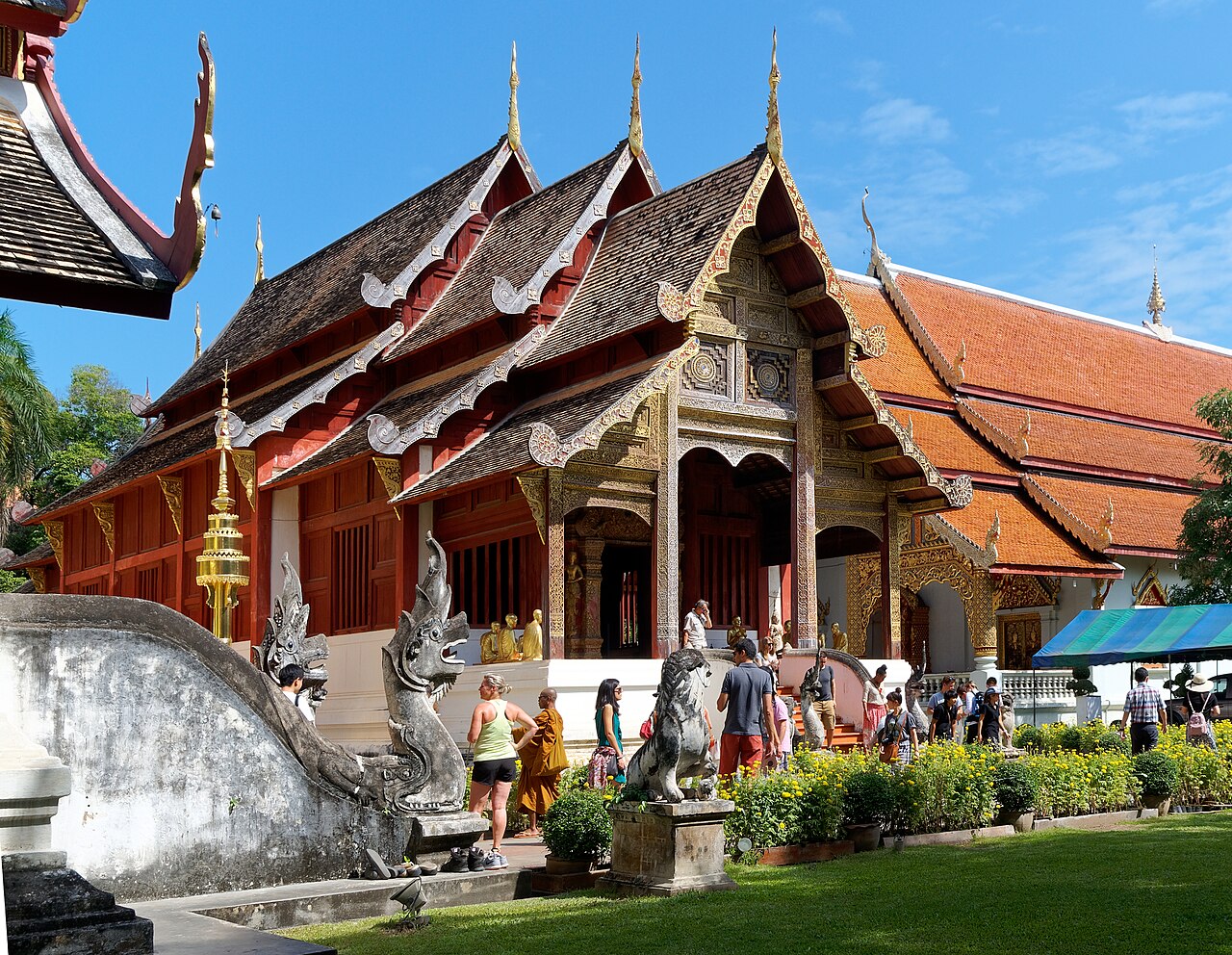 Wat Phra Sing temple in Chiang Mai