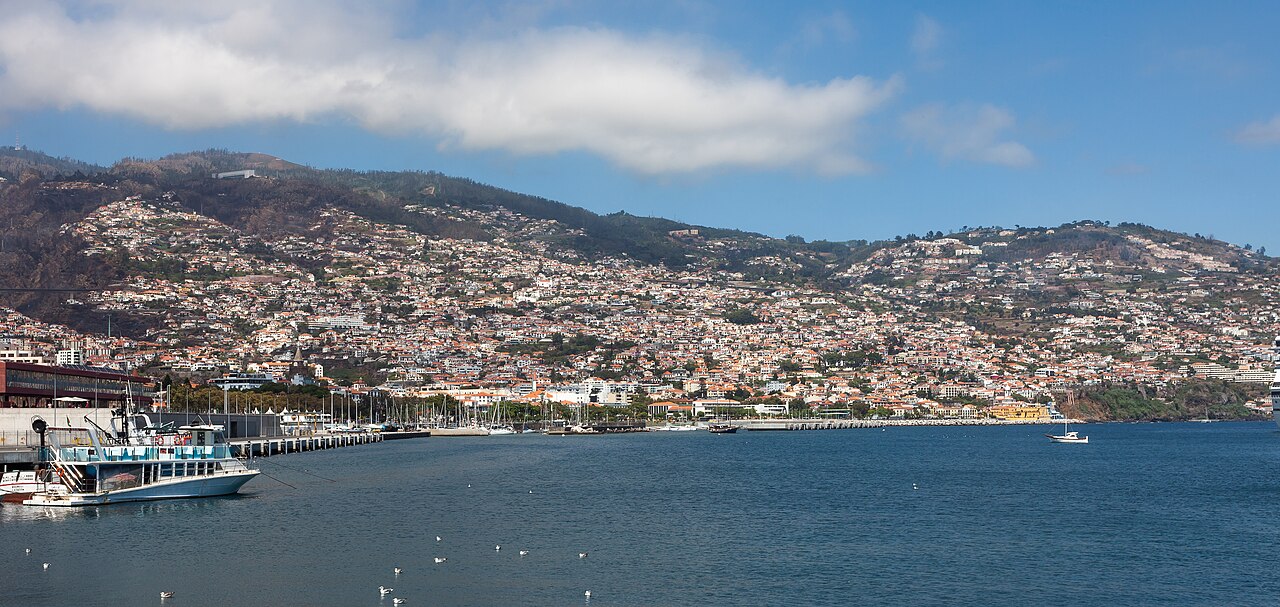Funchal city and harbour, Madeira